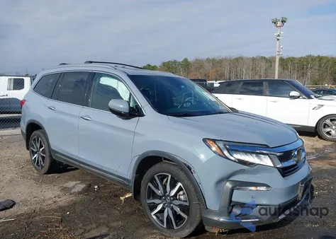 2022 Honda Pilot Awd Elite z USA, uszkodzony, nr VIN 5FNYF6H07NB040416